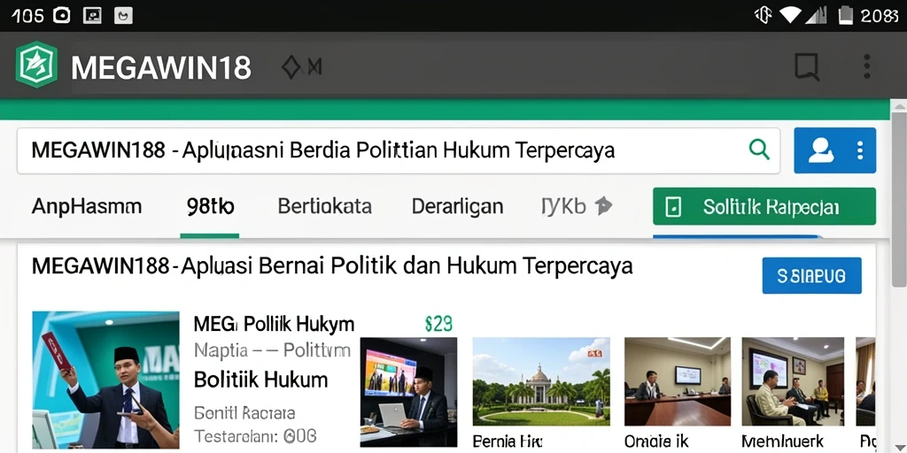 Tampilan antarmuka MEGAWIN188 yang informatif dan intuitif.